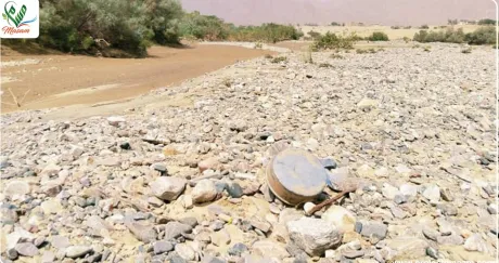 جهود متواصلة لتطهير مجاري السيول في شبوة من عبوات الموت الحوثية