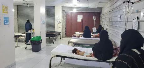 أكثر من 1500 حالة في مناطق الحوثي.. الحصبة تنهش أجساد أطفال تعز